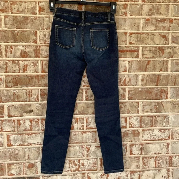 Cat & Jack Blue Super Skinny Adjustable Waist Jeans - Picture 5 of 7